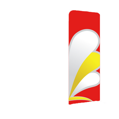 Tension Fabric Display -H-Shape Flat Top 1000mm x 2500mm (TFD_H_FT_BI)
